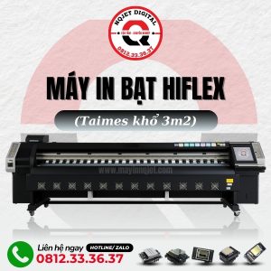 Máy in bạt Hiflex Taimes khổ 3m2 cũ