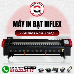 Máy in bạt Hiflex Taimes khổ 3m2 cũ