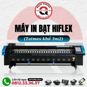 Máy in bạt Hiflex Taimes khổ 3m2 cũ