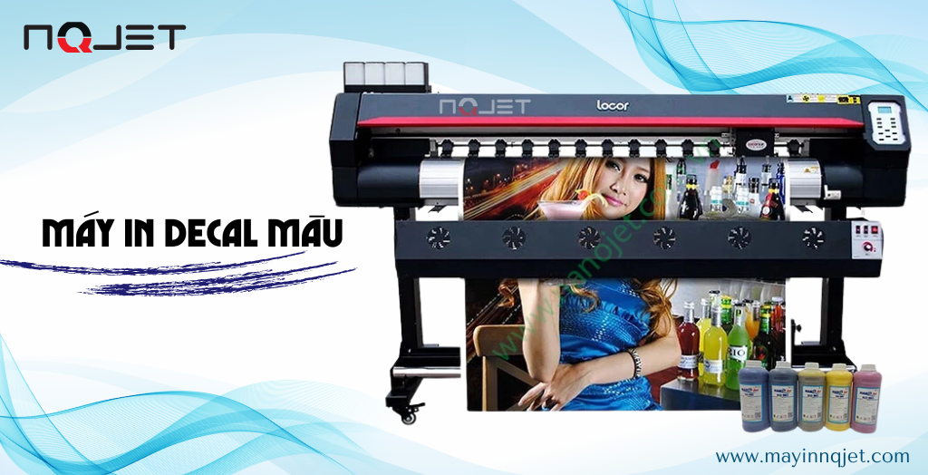 Máy in decal màu – 3 ứng dụng phổ biến của máy in decal màu