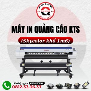 Máy in Skycolor chính hãng 1m6 - In decal, in PP, băng rôn