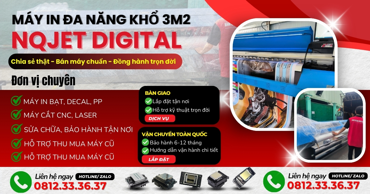 Sửa máy in bạt 3m2