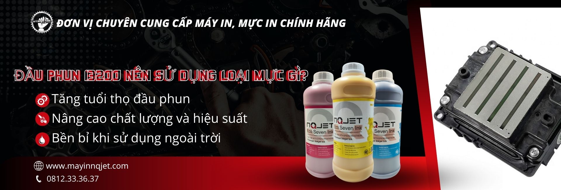 Đầu phun i3200 nên sử dung loại mực gì?