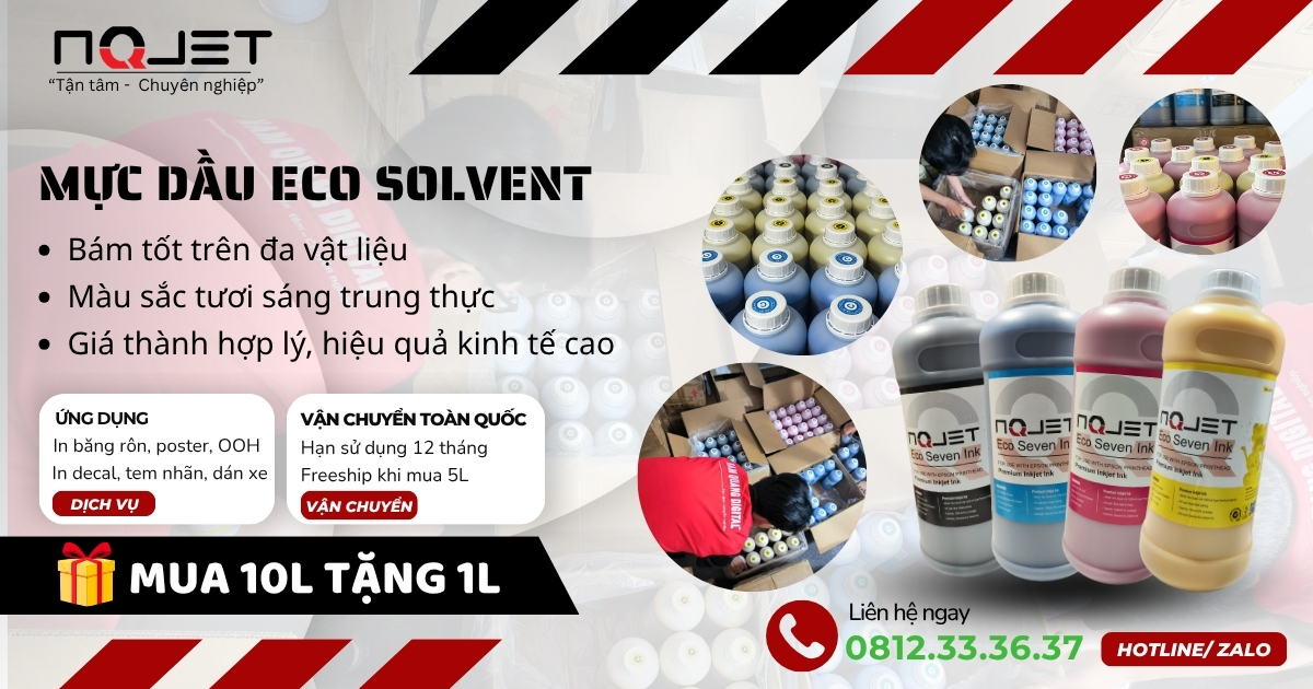 Mực in quảng cáo NQJET