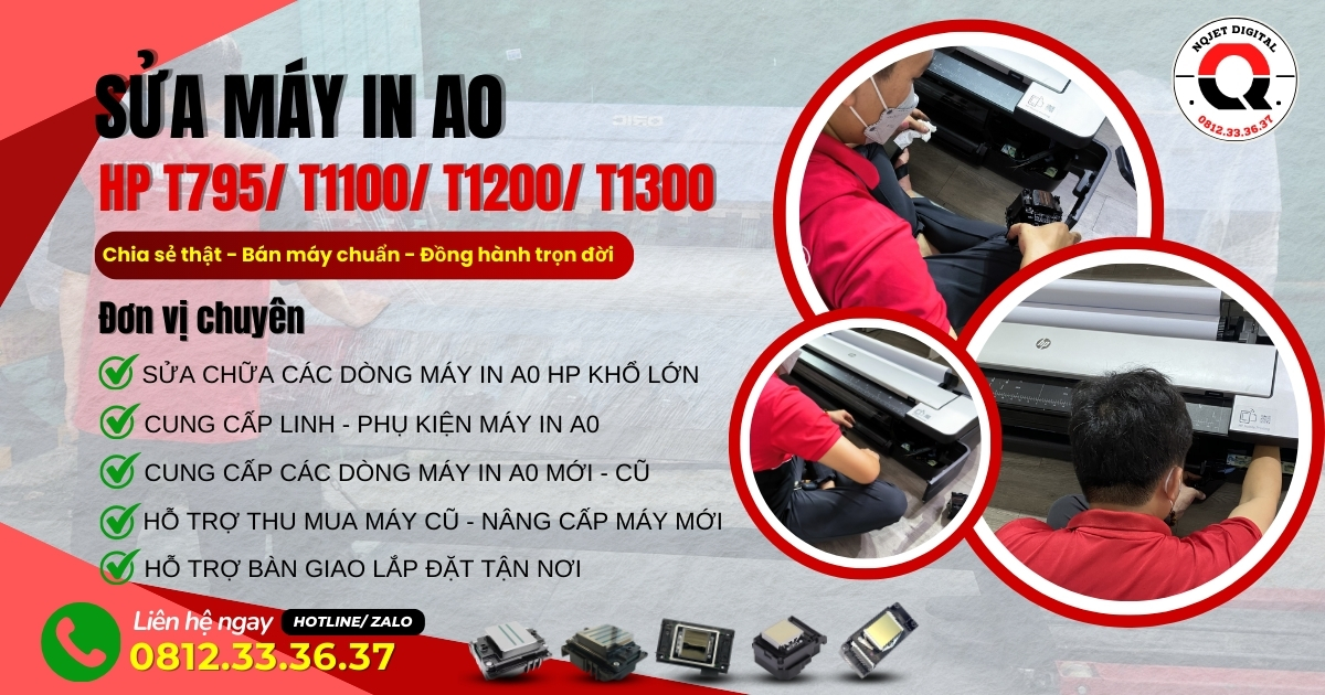 Sửa máy in A0 HP T1100