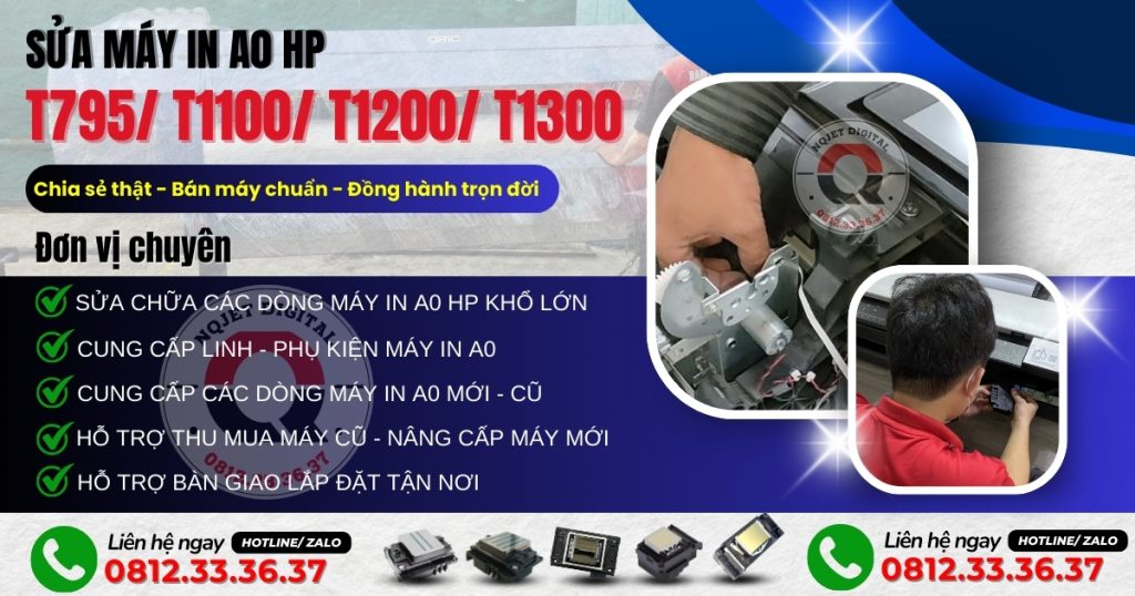 Sửa máy in A0 HP T1100 tận nơi tại TP. HCM Sửa máy in A0 HP T1100 tận nơi tại TP. HCM