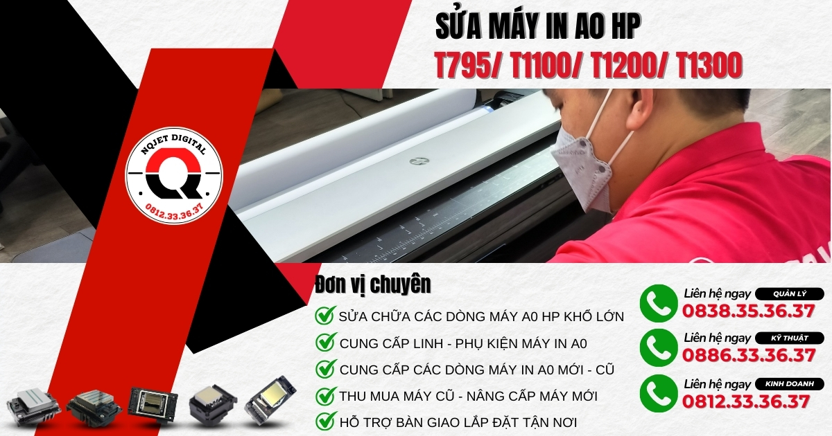 Sửa máy in A0 HP T1100