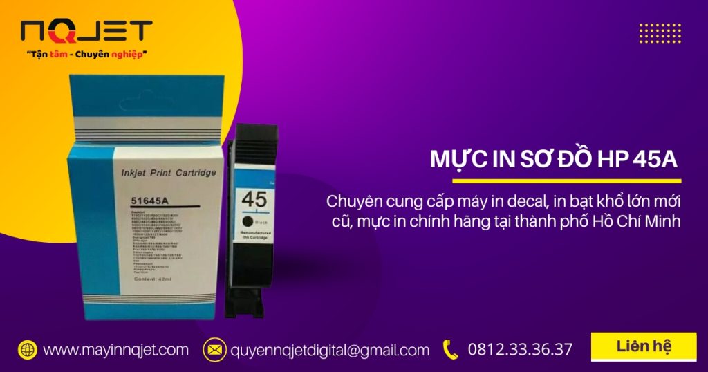 Mực in hp 45 black inkjet print cartridge (51645a) Mực in hp 45 black inkjet print cartridge (51645a)