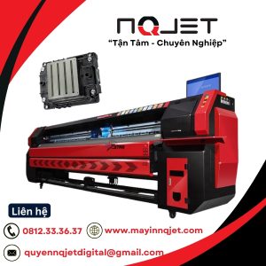 Máy in bạc khổ lớn 3m2 lắp đầu phun i3200