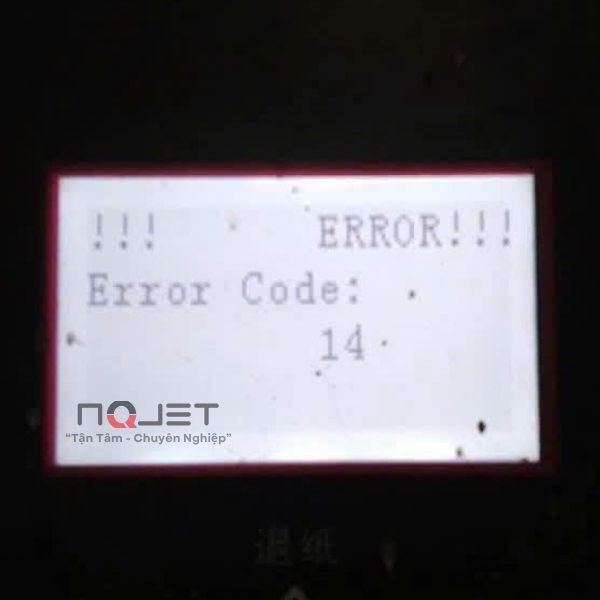 Lỗi ERROR 14 trên máy in bạt khổ lớn