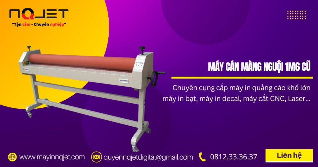 Máy cán màng nguội 1m6 cũ Máy cán màng nguội 1m6 cũ