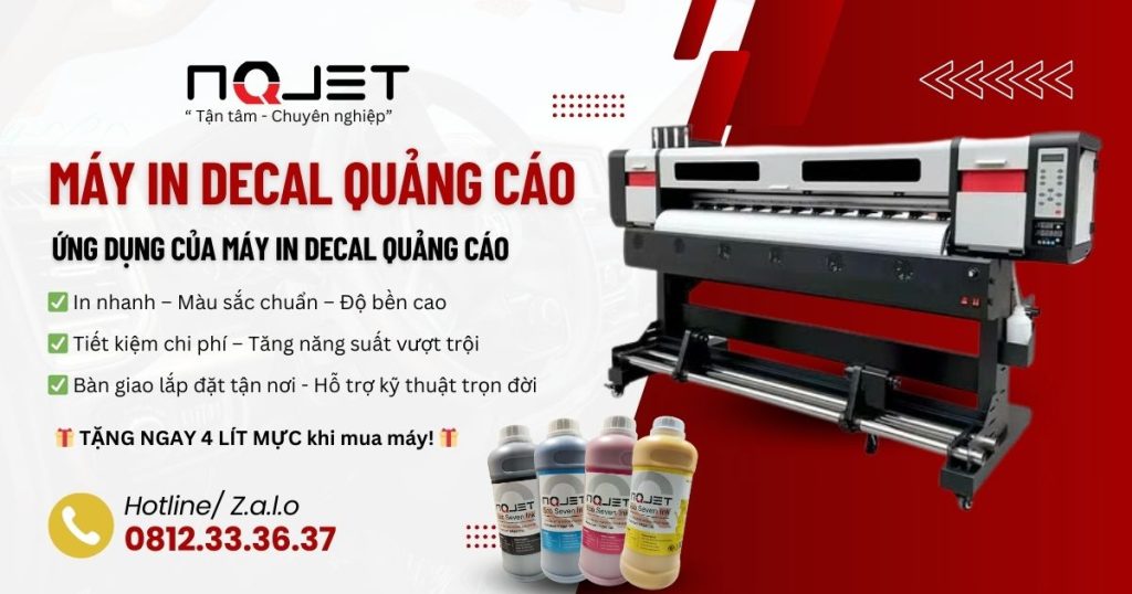 Máy in decal quảng cáo