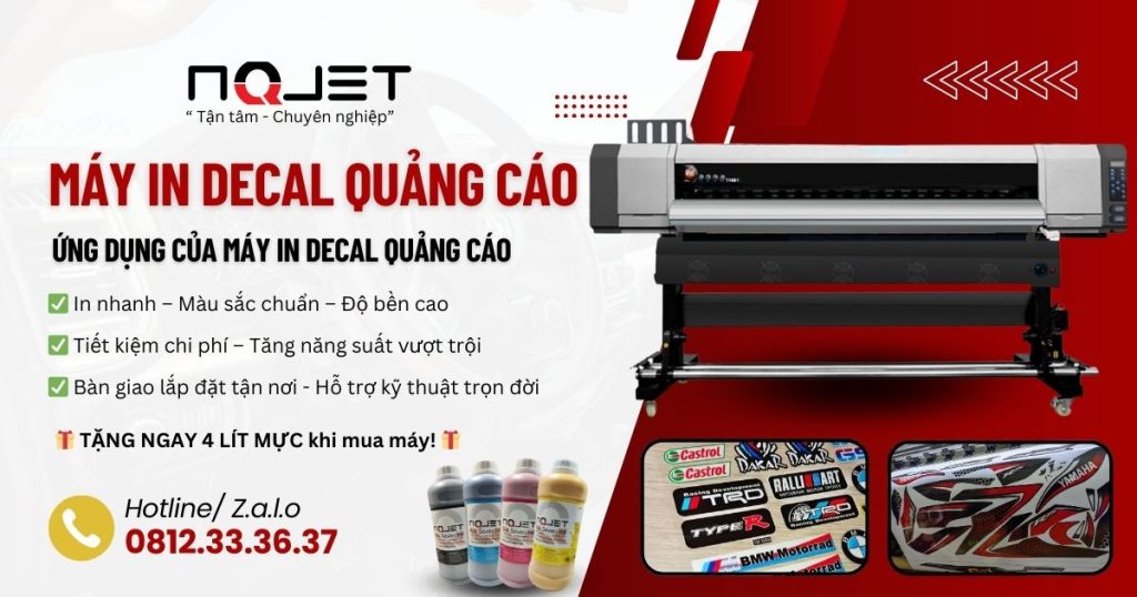 Máy in decal quảng cáo