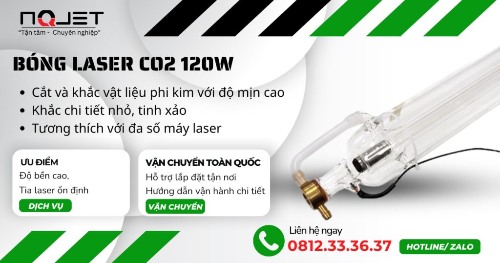 Bóng laser CO2 120W