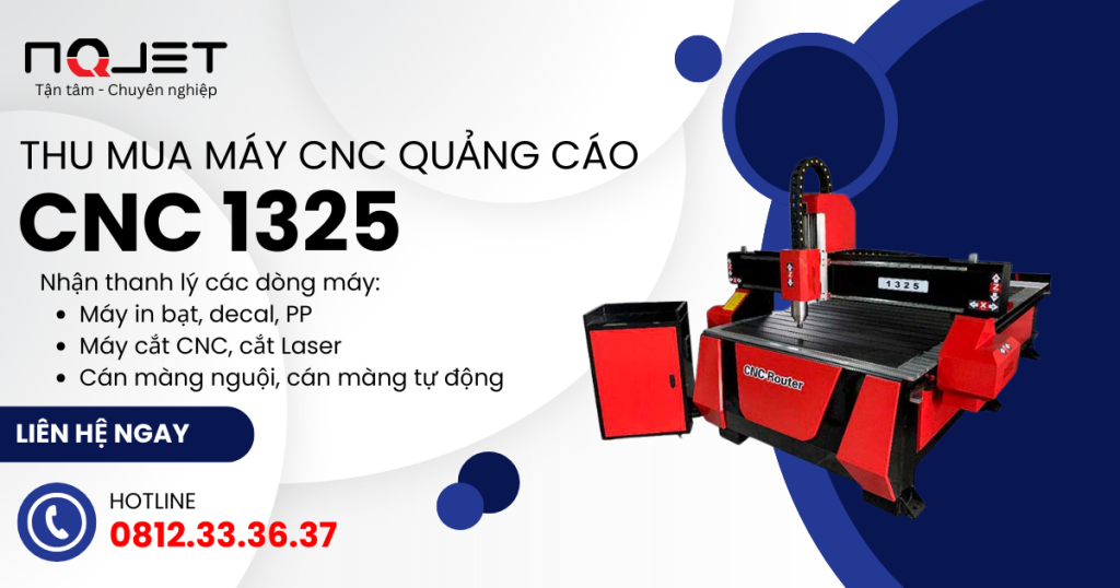 Thu mua máy CNC quảng cáo cũ