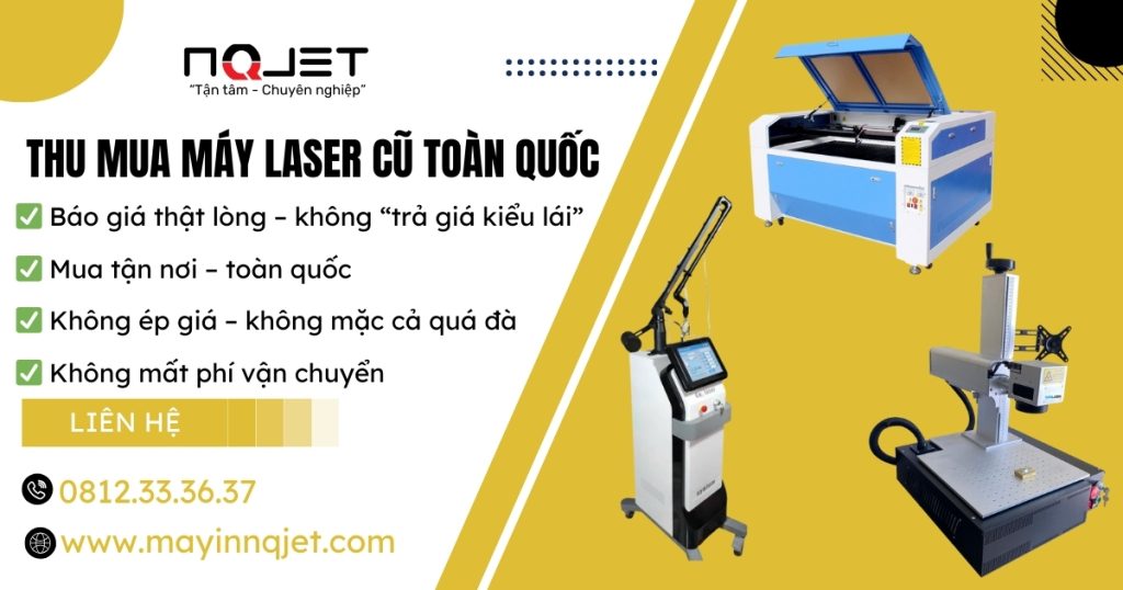 Dịch vụ thu mua máy Laser cũ – Các dòng Laser CO2, Laser 1390, Laser mini…
