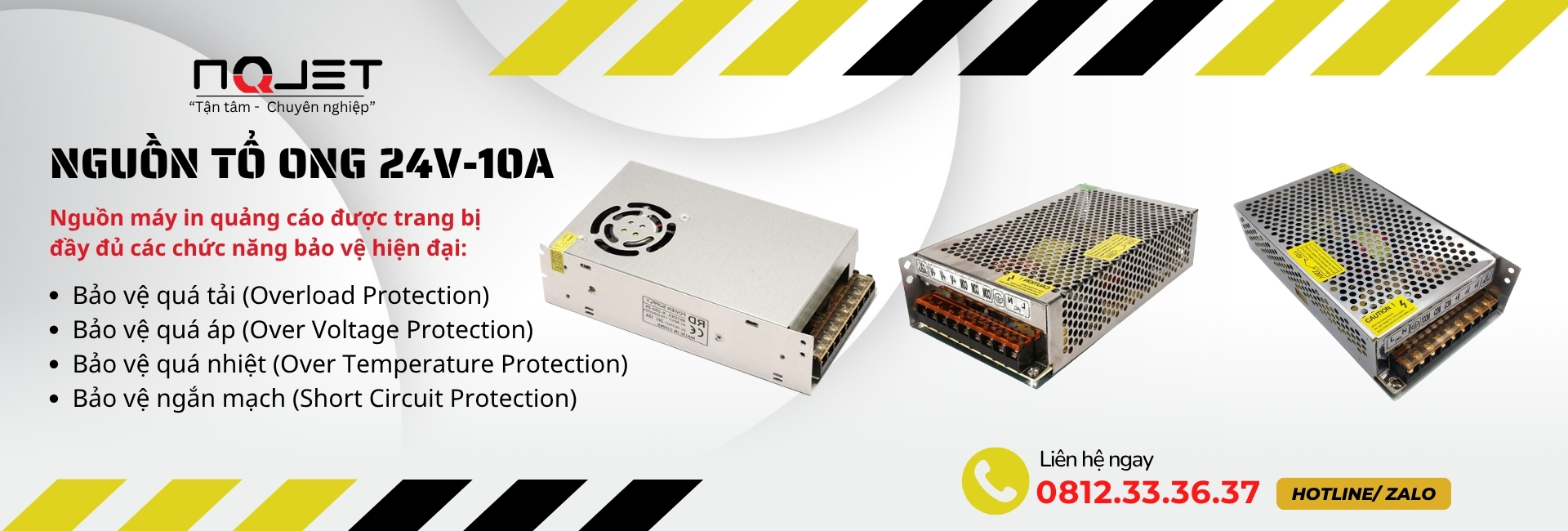 Nguồn tổ ong 36V-10A máy in bạt