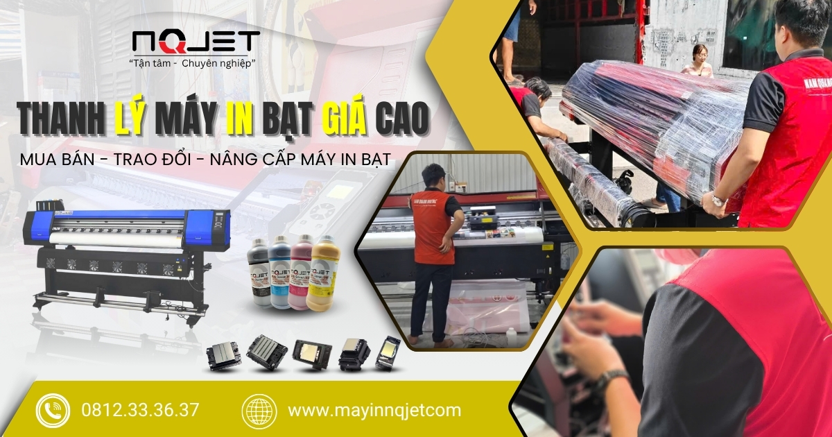 Thanh lý máy in bạt giá cao