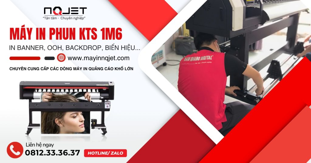 Máy in phun kỹ thuật số 1m6