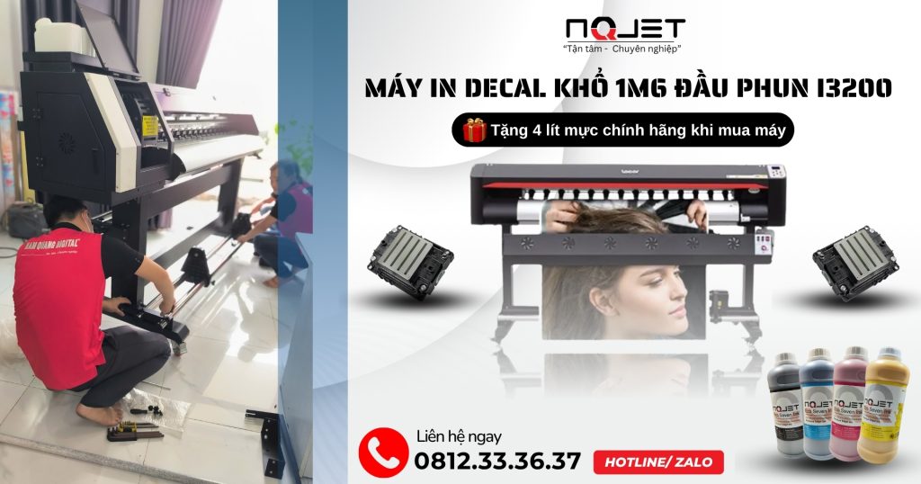 Máy in phun kỹ thuật số 1m6