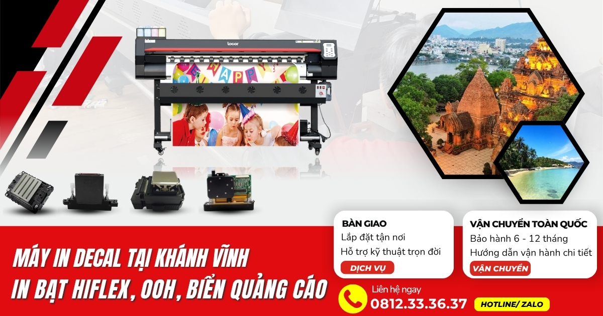 Máy in decal khổ lớn tại Khánh Vĩnh