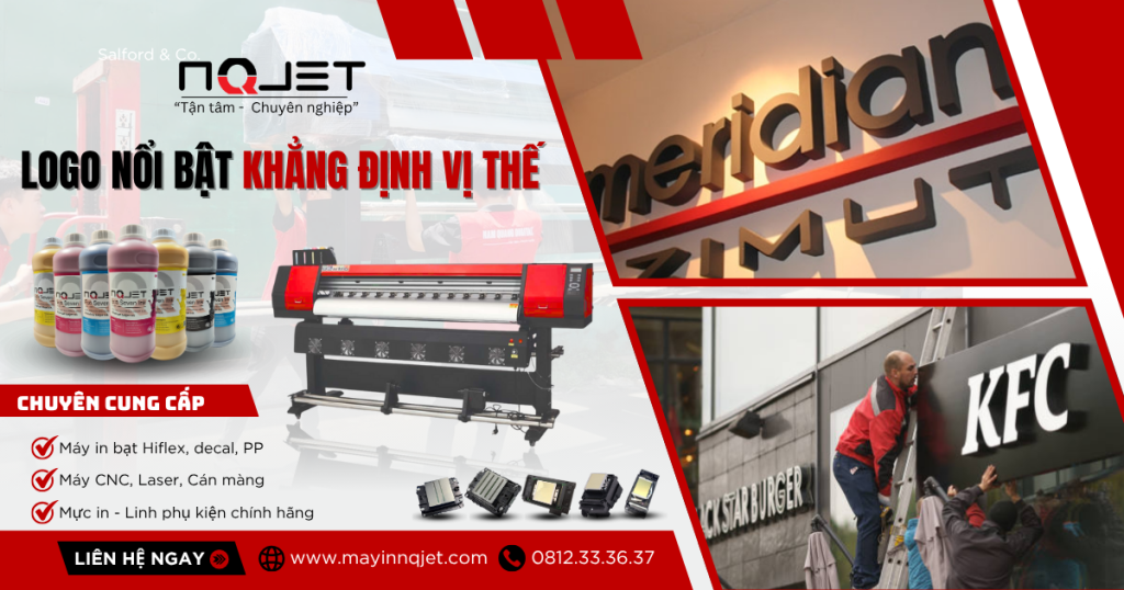 In 3D Logo Chữ Nổi: Xu hướng đột phá trong quảng cáo hiện đại