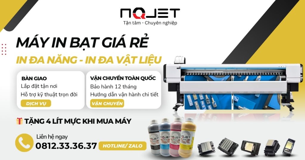 Máy in bạt giá rẻ – Giải quyết vấn đề về giá cả và vốn đầu tư thấp