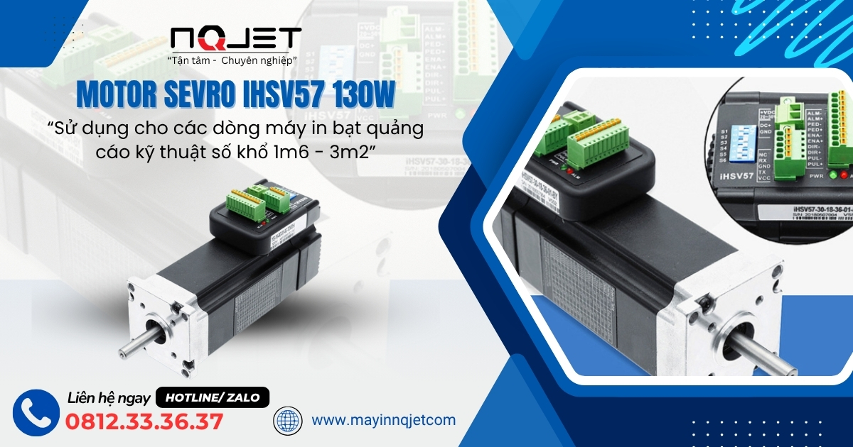 Motor Servo iHSV57 130W máy in kỹ thuật số