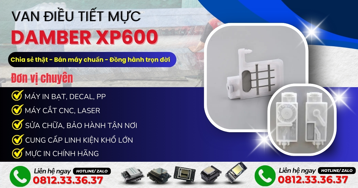 Damber XP600 sử dụng cho máy khổ lớn 1m6/1m8/ 2m5/ 3m2
