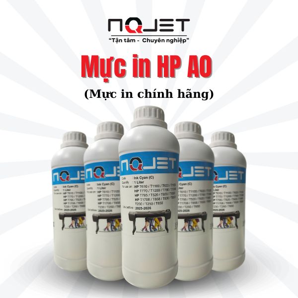 Mực in HP sử dụng cho máy in A0 HP T1200