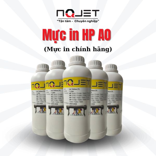 Mực in HP sử dụng cho máy in A0 HP T1200