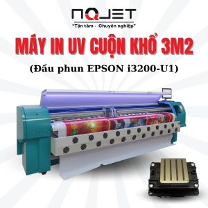Máy in UV cuộn 3m2 i3200-U1 cũ lướt
