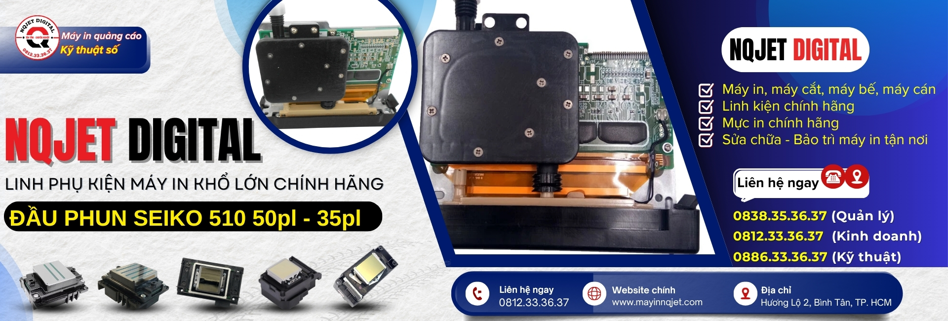 Đầu phun Seiko 510 50pl - 35pl