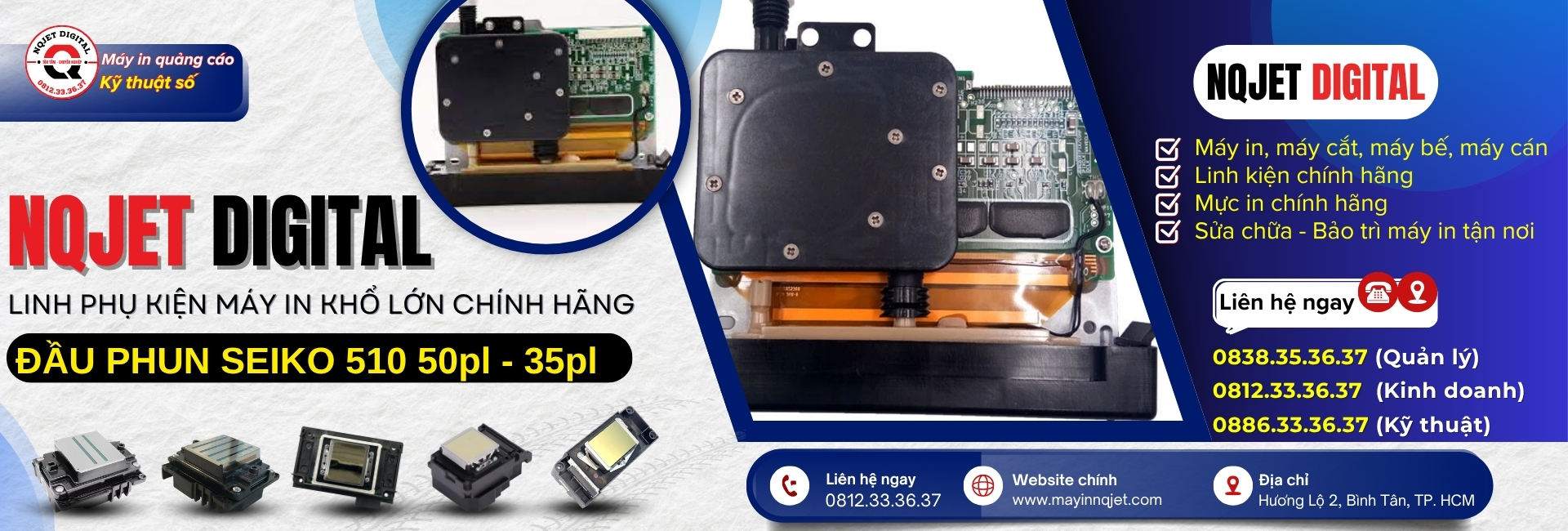 Đầu phun Seiko 510 50pl - 35pl