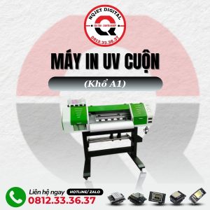 Máy in UV cuộn khổ A1