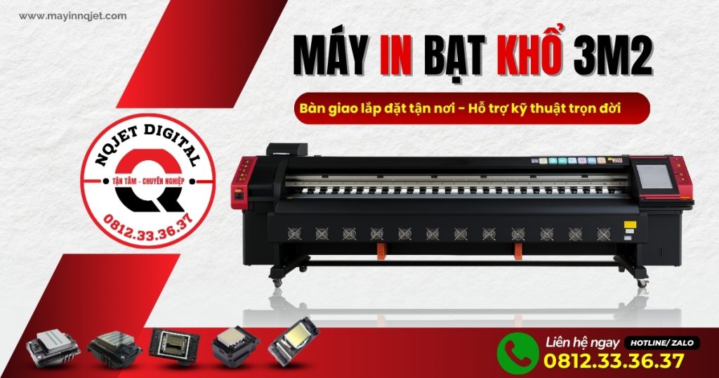 Máy in bạt 3m2: Đầu in nào phù hợp nhất năm 2025-2026? Máy in bạt 3m2: Đầu in nào phù hợp nhất năm 2025-2026?