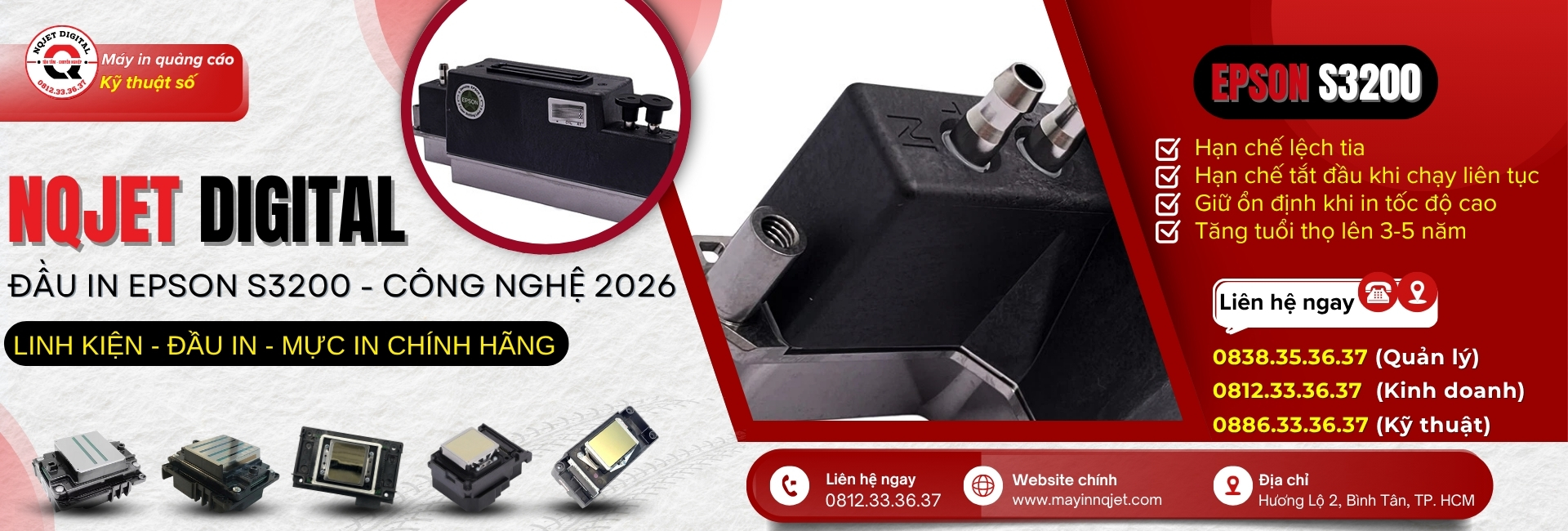Đầu in S3200 - Công nghệ 2026