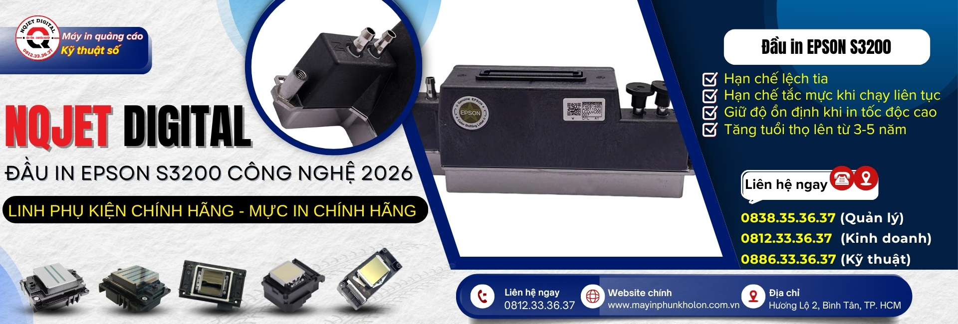 Đầu in S3200 - Công nghệ 2026
