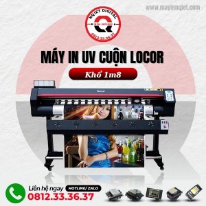 Máy in UV cuộn Locor 1m8