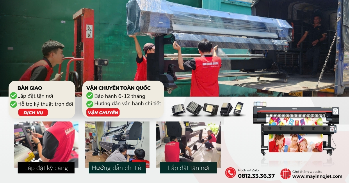 máy in uv cuộn Locor 1m8