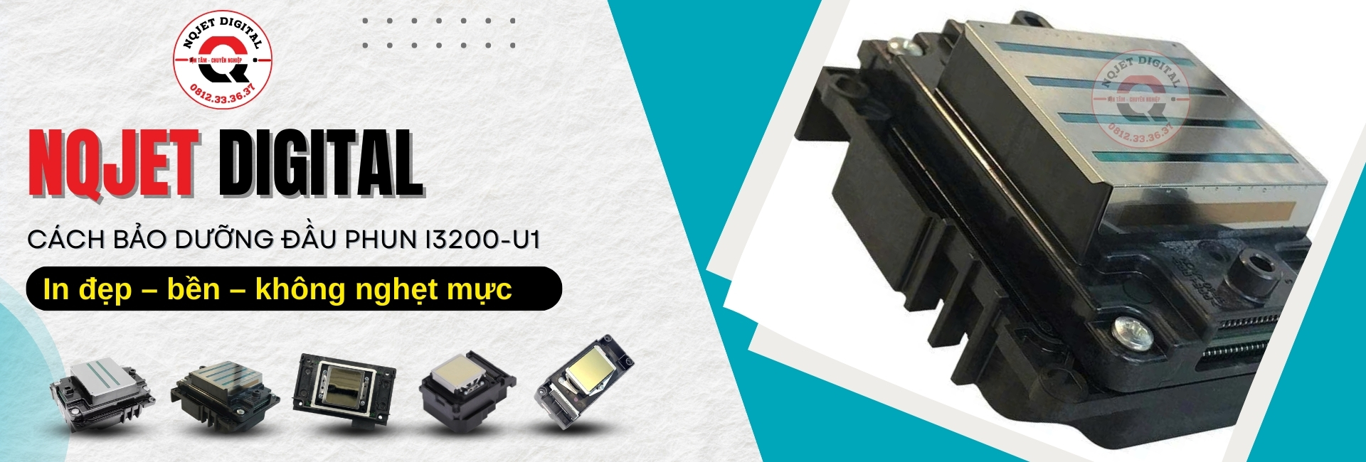 6 Cách bảo dưỡng đầu phun máy in UV để in đẹp – bền – không nghẹt mực