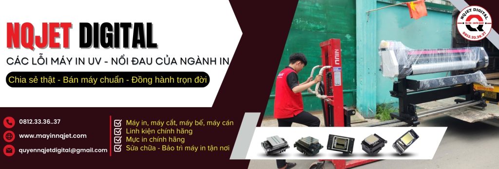 Các lỗi máy in UV khiến bản in bị sọc, sai màu và cách khắc phục – Cẩm nang sống còn cho anh em ngành in