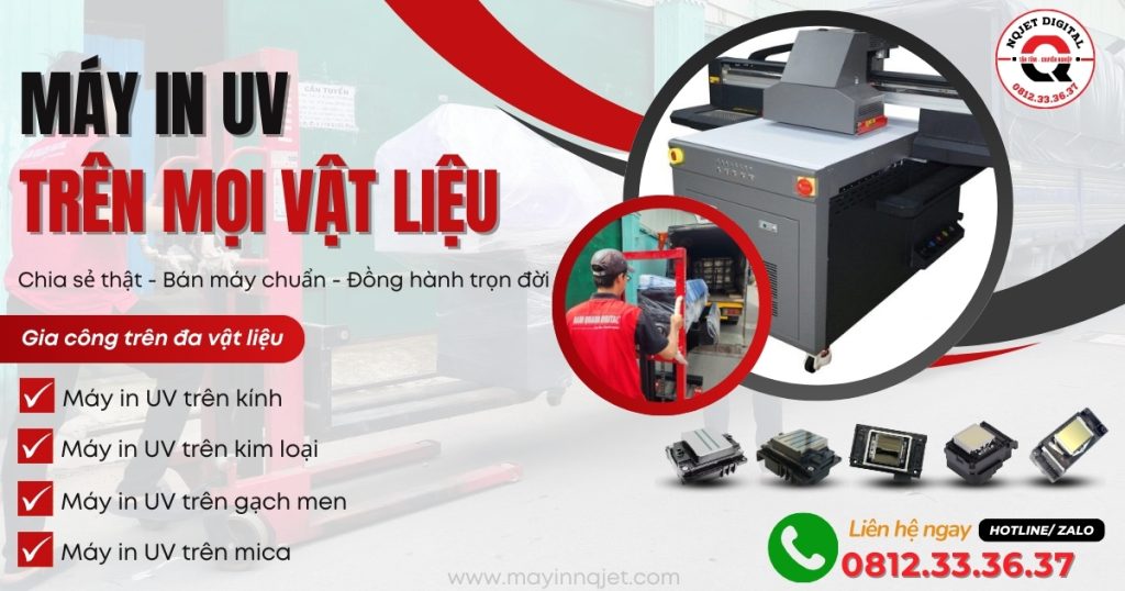 Top 7 các dòng Máy in UV trên mọi vật liệu đáng đầu tư nhất cho xưởng in hiện đại