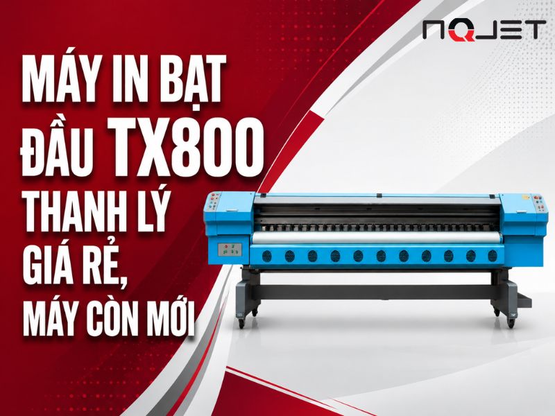 Máy in bạt đầu TX800 thanh lý giá rẻ, máy còn mới